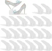 Soerreo Shoe Slot Storage Box Adjustable Shoe Rack Save Space Suitable for High Low Heels, Sneakers and Sandals (20 Piece Set,White)