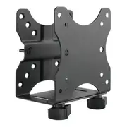 Brateck Lumi CPB-1 Multifunctional Thin Client Holder. Perfect for Intel NUC the Mac Mini & Most Small CPUs. Depth Range 17-70mm, VESA Compatible, Weight Capacity 5Kgs. Matte Black Colour. [CPB-1]