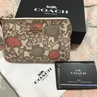 在飛比找蝦皮購物優惠-(出清）Coach2017花卉手拿包