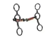 FormaySS lifesaver snaffle w/copper wrapped mouth bit 177009, western bit