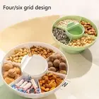 Snack Container Multi-compartment Item Storage Fruit Serving Plate Kitchen