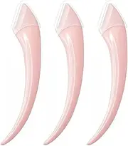 3Pcs Eyebrow Trimmer Women Face Woman Epilation Hair Remover Cutters Eye Brow Shaver Blades Beauty Makeup Tools(3pcs Light red)