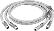 A Pair of Pure Silver R Audio Cables HiFi(1.5m)