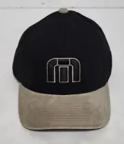 Travis Mathew Golf Hat Mens Size S/M Favorite Mistake Black Flexfit Cap