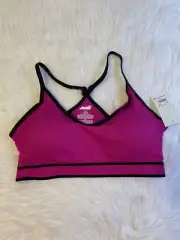 Avia Sports Bra Womens Size XL Pink Wireless Cami Seamless Low Impact