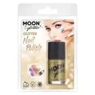 Moon Glitter Holographic Nail Polish Clamshell, 14ml Costume Make Up