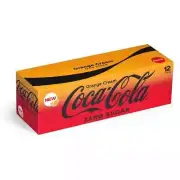 Coca-Cola Zero Sugar Orange Cream Fridge Pack Cans, 12 fl oz, 12 Pack
