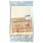 Counted Cross Stitch Fabric Aida Cloth 14 Count Vintage Ray Mar Ivory 12x18 NIP