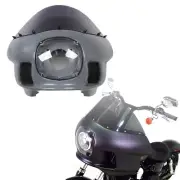 Front Upper Fairing Windshield Headlight For Harley Street Bob FXDB Super Glide