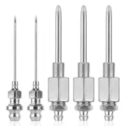5Pcs Grease-Gun Needle Nozzle Kit,3 Grease-Gun Needle Dispensers&2 Injector Needles,GreaseGun Tip Ad As Shown