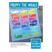 Preppy the Whale Mini Child and Picnic Quilt Pattern By Elizabeth Hartman Quilting Sewing