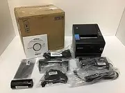 C31CE94061 Epson TM-T88VI Thermal Receipt Printer Epson Black S01 Ethernet USB and Serial Interfaces Ps-180 Power Supply and Ac Cable