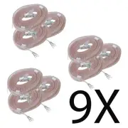9X FM Dipole Antennas, twin lead, two spade lugs, new NINE Antennas!