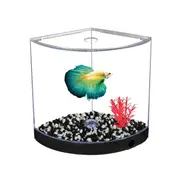 Aqua One Betta Kit BettaArc w/ LED Base Light 1.2L - Black (56118BK)