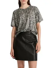 [Marcs] Gimme Roar Foil Tee in Black Multi