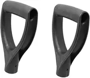 1set Lightweight Plastic Grip Handles for Shovels Rakes Durable Garden Tools Accessories Easy Installation Reusable Spade Handles for Clearing Soil 2pcs