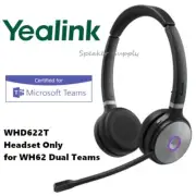 Yealink WHM622T Replacement Headset Only for WH62 Dual Teams 1308068