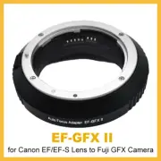 EF-GFX II AF Lens Adapter Canon EF Lens to Fujifilm Fuji GFX 100S 100SII 50S 50R
