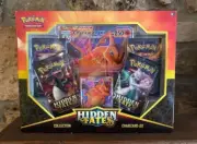 Pokemon Hidden Fates Charizard-GX Collection Box NEW Sealed Booster Pack Art Set