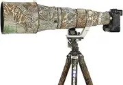 CHASING BIRDS Camouflage Waterproof Lens Coat for Canon RF 600mm F4 L is USM Rainproof Lens Protective Cover (Forest Camouflage, with Extender RF 1.4X)