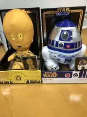 Disney Star Wars R2-D2 & C-3PO Collectible Plush with Enamel Pin Seven20 - NEW