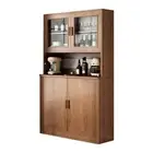 Buffet Sideboard Cupboard Storage Cabinet Kitchen Hallway Suction Doors MDF
