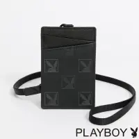 在飛比找momo購物網優惠-【PLAYBOY】證件套 Meaningful系列(黑色)