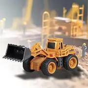 RC Remote Controlled Construction Site Vehicle, Toy with Robust Construction for Children in Young Years and Adults and Adults, Excavator Model with Battery is Remote Controlled, Ideal for