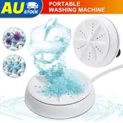 Portable Washing Machine Mini Ultrasonic Spin Dryer Washer Bucket Travel Home