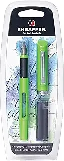 [Sheaffer] Viewpoint Calligraphy Fountain Pen with Broad Nib and 2 Ink Cartridges (1 Black & 1 Blue)
