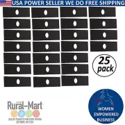 25PK Rotary Edger Blade (8'' x 2'') 1'' Hole fits STIHL RYOBI Husqvarna