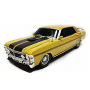 DDA 1:24 Scale Ford XY GTHO Light Up Headlights Yellow Ochre Plastic Model