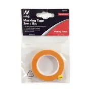Vallejo Hobby Tool Precision Masking Tape 2mmx18m - Twin Pack New