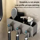 Toothpaste Rack Wall Mounted Toothbrush Holder Bathroom