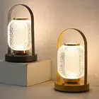 Retro Atmosphere Lamp Touch Control Desk Lamp Dimmable 3 Color for Bedroom/Study