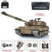 Henglong 1/16 RTR RC Infrared Tank 3908 7.0 Upgraded Challenger II W/Metal Track