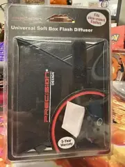 Precision Design Universal Soft Box Flash Diffuser Fits Shoe-Mount Camera Flash