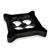 Aeroflow 1" Tapered High Velocity Carburettor Spacer, AF64-2044BLK