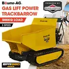 BAUMR-AG 500KG Motorised Wheelbarrow Tracked Wheel Petrol Powered Mini Dumper