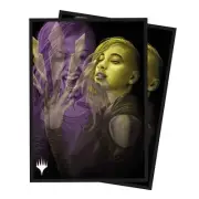 Magic: The Gathering - Duskmourn 100ct Deck Protector Sleeves Alt Art Key Charac