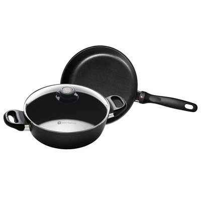 Swiss Diamond XD Nonstick Casserole and Fry Pan Set 47cmX28.4cm