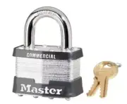 New Master Lock 3KA-0356, 1-1/2" Laminated Padlock, 2 Keys #0356