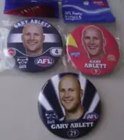 AFL PLAYER BADGES GARY ABLETT JNR ITEMS