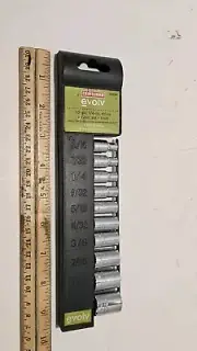 Craftsman Evolv 10 Piece Socket Set 10036 1/4" Drive 6 Point 3/16" to 9/16" New