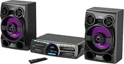 JVC Hi-Fi Compact Stereo Systems | Bluetooth, AUX, Optical Input, FM Radio, USB, SD Card | Home Theatre System with Music Player & Portable Speaker | DSP, Digital Amplifier, Karaoke Inputs (MX-N122B)