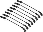 Car Spark Plug Coil Wires Ignition Coil Harness Cable 7mm, for Chevrolet, for Camaro, Silverado Tahoe 4.8L 5.3L 6.0L No.19351570/19351572 Pack of 8 Engine Ignition Wire