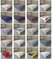 Ambesonne Feather Flat Sheet Top Sheet Decorative Bedding 6 Sizes