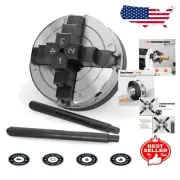 Alloy Steel Mini Wood Lathe Chuck - Reliable 4-Jaw Chuck for Easy Operation