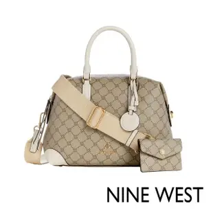 【NINE WEST】BRICE梯型手提包-經典LOGO(137906)