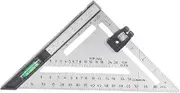 Carpenter Square, Stainless Steel Woodworking Rafter Square, Triangular Square, Woodworking Square, Carpentry Square​, Angle Marking Ruler for Framing